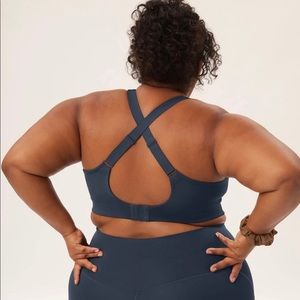 NWT girlfriend collective Midnight Simone High Support Bra